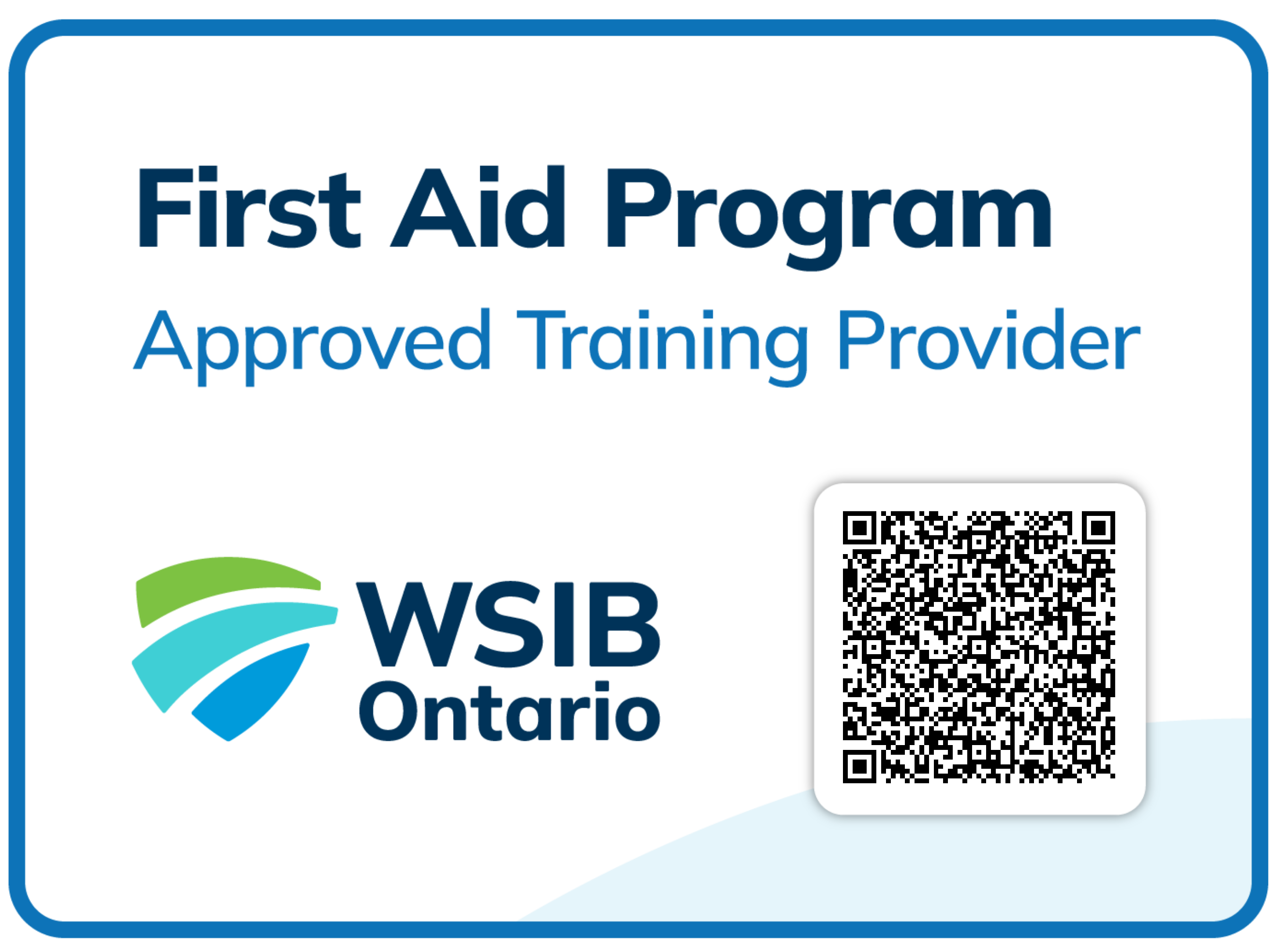 WSIB Ontario Approved Training Provider