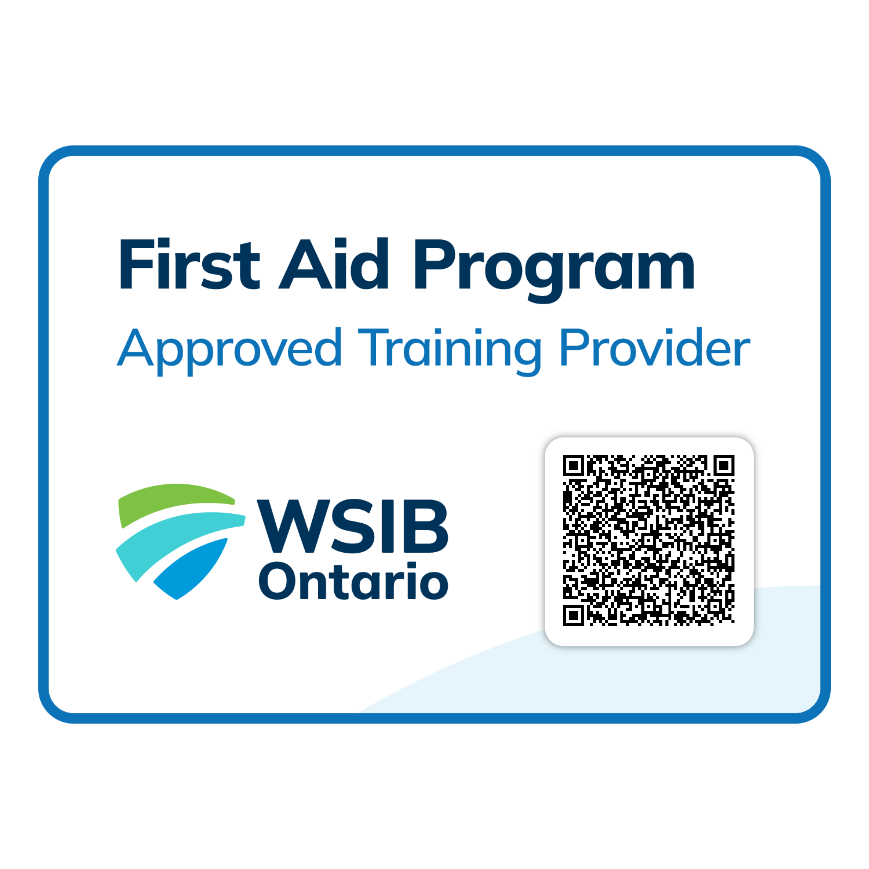 WSIB Ontario Approved Training Provider